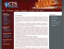 Tablet Screenshot of cts-producties.nl